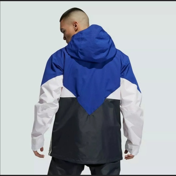 Adidas Waterproof Snowboard Riding Jacket Blue - Picture 7 of 7